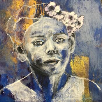 Peinture intitulée "Louise" par Joele Ardans, Œuvre d'art originale, Acrylique