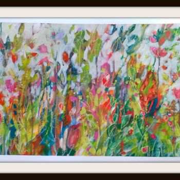 Pittura intitolato "A Summer Meadow" da Jan Rippingham, Opera d'arte originale, Acrilico