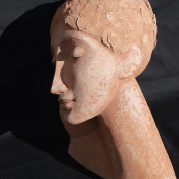 Escultura intitulada "Le repos" por Yan Vita, Obras de arte originais, Terracota