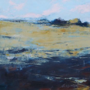 Peinture intitulée "Terres d'ocres" par Eva Gohier, Œuvre d'art originale, Huile