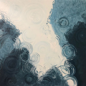 Pittura intitolato "Mirror" da Monika H. Csanyi, Opera d'arte originale, Olio