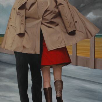 Painting titled "Courtesy is not dead" by Peter Seminck, Original Artwork, Oil