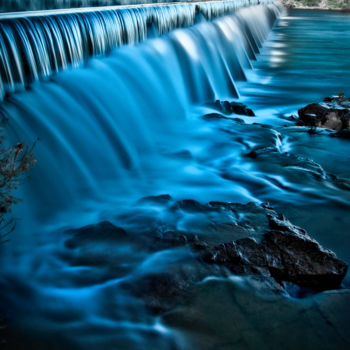 Fotografia intitolato "Pedernales Spillway" da Patrick O'Brien, Opera d'arte originale, Fotografia digitale
