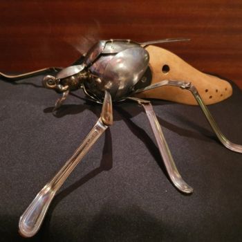 "Scarabée" başlıklı Heykel D.S.A.Rt tarafından, Orijinal sanat, Ahşap