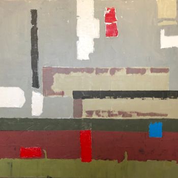 Schilderij getiteld "Babylon" door Ivan Malevich, Origineel Kunstwerk, Olie