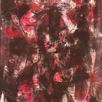 Painting titled "Duo" by Flojo, Original Artwork, Acrylic