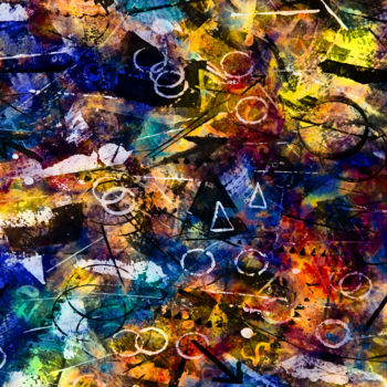 Digital Arts με τίτλο "A Message From Beyo…" από Barry Farley Visual Arts, Αυθεντικά έργα τέχνης, Ψηφιακή ζωγραφική Τοποθετή…