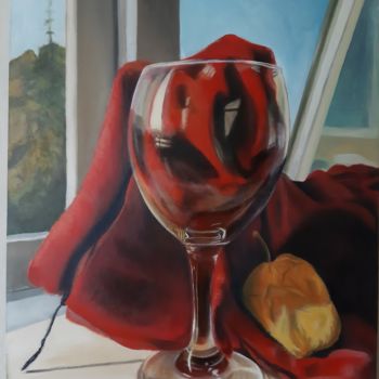 Pittura intitolato "Oilpoint" da Hüseyin Özdemir, Opera d'arte originale, pigmenti