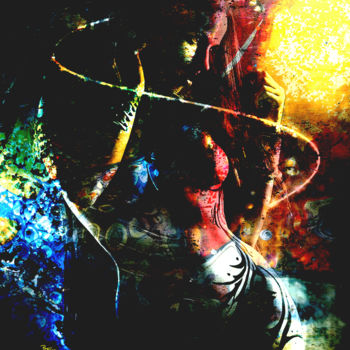Digital Arts titled "The End of an Era" by Barry Farley Visual Arts, Original Artwork, Digital Painting Mounted on Other rig…