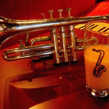 Photographie intitulée "Saxo" par Pierre-André Doriot, Œuvre d'art originale, Photographie numérique Monté sur Aluminium