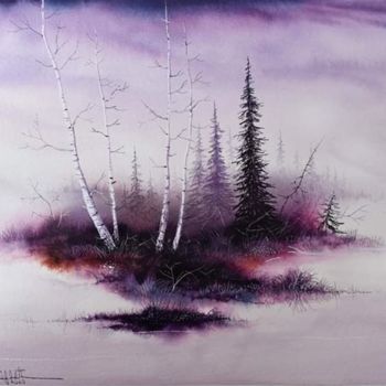Painting titled "Toepfer" by Kirk Shiflett, Original Artwork, Watercolor