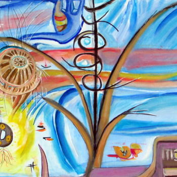 Peinture intitulée "COMMENCER" par Juan Luis Gandulfo, Œuvre d'art originale, Acrylique