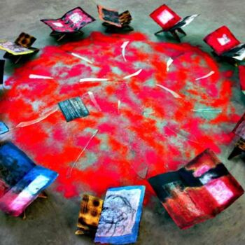 Peinture intitulée "Tribute" par Raj Kumar Mazinder, Œuvre d'art originale