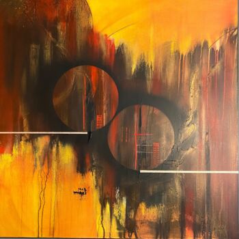 Peinture intitulée "Transparence" par Isabelle Laurent, Œuvre d'art originale, Acrylique
