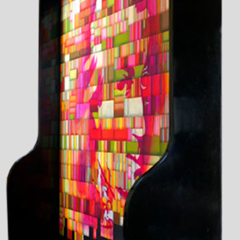 Peinture intitulée "Mozart composant (p…" par Bernard Amiot, Œuvre d'art originale, Huile
