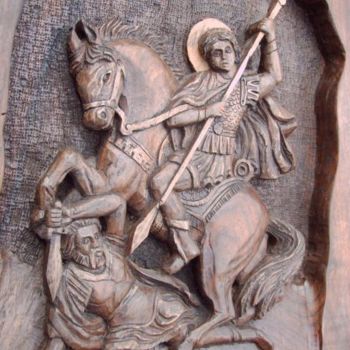 Ζωγραφική με τίτλο "St. Dimitrij ( prof…" από Dimitar Nikolovski, Αυθεντικά έργα τέχνης