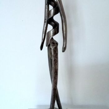 Sculpture intitulée "DEFILE DE MODE" par Gerard Lami, Œuvre d'art originale, Métaux