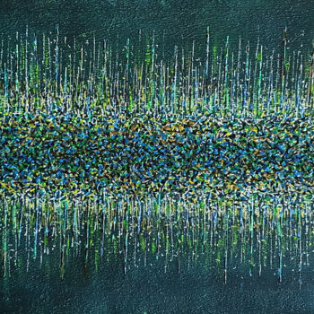 Malerei mit dem Titel "Polyphone 4" von Alain V, Original-Kunstwerk, Acryl