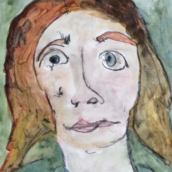 ""Véronique Z". Fusa…" başlıklı Tablo Ananda Eva tarafından, Orijinal sanat, Akrilik