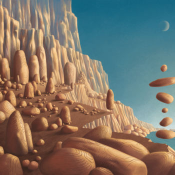 Digital Arts με τίτλο "Sentinelles" από Sylvie Dessert (Syl), Αυθεντικά έργα τέχνης, Ψηφιακή ζωγραφική