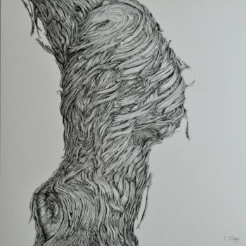 Drawing titled "Cep IV" by Isabelle Stagg, Original Artwork, Ink