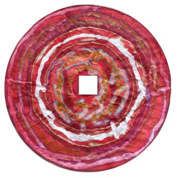 "trouée carrée 7" başlıklı Tablo Valérie Thévenot tarafından, Orijinal sanat, Akrilik