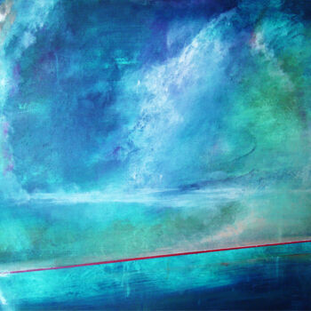 Malerei mit dem Titel "Seven" von Pascal Thomas, Original-Kunstwerk, Acryl