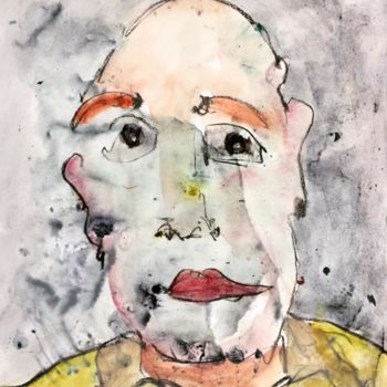 Painting titled "« Georges-Pierre T-…" by Ananda Eva, Original Artwork, Acrylic