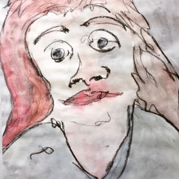 Painting titled "« Veronique Z-9 ».…" by Ananda Eva, Original Artwork, Acrylic