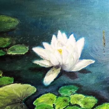 绘画 标题为“Круги на воде” 由Рамзес Тлякодугов, 原创艺术品, 油