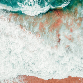 Φωτογραφία με τίτλο "White Ocean Waves C…" από Radu Bercan, Αυθεντικά έργα τέχνης, Ψηφιακή φωτογραφία