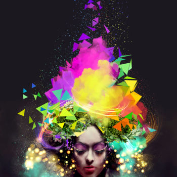 Arte digitale intitolato "Dreaming V2" da Xristastavrou, Opera d'arte originale, Pittura digitale