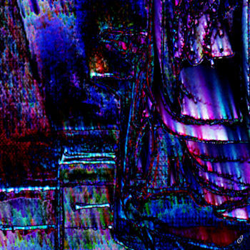 Arts numériques intitulée "Dark 16" par Cj Perin, Œuvre d'art originale, Peinture numérique