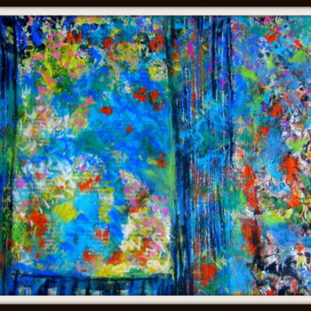 Gravures & estampes intitulée "CONFINITUDE 3" par Alain Lamy, Œuvre d'art originale, Monotype