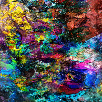 数字艺术 标题为“Stranger in a Stran…” 由Barry Farley Visual Arts, 原创艺术品, 数字油画 安装在其他刚性面板上