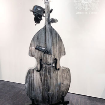 "Interrogation mélod…" başlıklı Heykel Artiste Les Tordus tarafından, Orijinal sanat, Metaller
