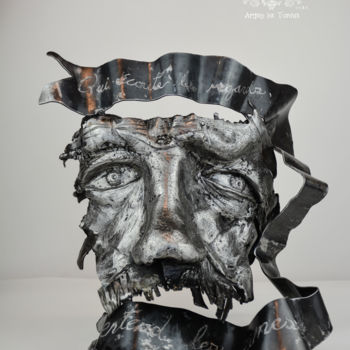 "Eyes of souls by Ar…" başlıklı Heykel Artiste Les Tordus tarafından, Orijinal sanat, Metaller