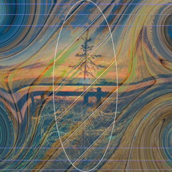 Digitale Kunst getiteld "Edvard munch" door Marc Bulyss, Origineel Kunstwerk, Digitaal Schilderwerk