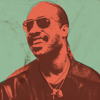 Digital Arts titled "Stevie Wonder" by Andrea Pisano, Original Artwork, Digital Painting
