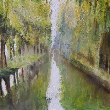 Painting titled "Le Passage" by Daniel Combe (DACO), Original Artwork, Acrylic