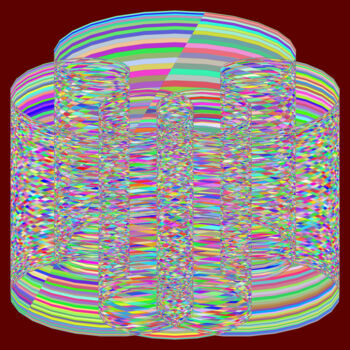 Digital Arts με τίτλο "Glasses - #1490" από Jeb Gaither, Αυθεντικά έργα τέχνης, 2D ψηφιακή εργασία