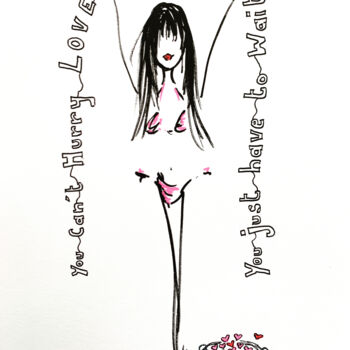 Tekening getiteld "You just have to wa…" door Caroline Montigneaux, Origineel Kunstwerk, Marker