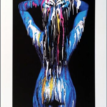 Printmaking titled "Sotto la Doccia - #…" by Giuseppe Fortunato, Original Artwork, Digital Painting