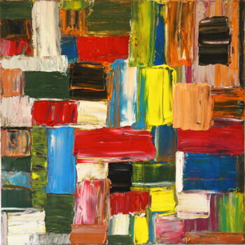 제목이 "flat knife"인 미술작품 Philippe Combis (PhilIppe CBS)로, 원작, 아크릴