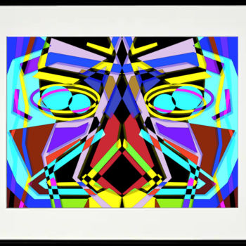 Digitale Kunst getiteld "Confusion II (frame…" door Marco Brugts, Origineel Kunstwerk, Digitaal Schilderwerk