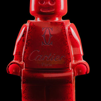 Escultura intitulada "ROBOCLUSION CARTIER" por Vincent Sabatier (VerSus), Obras de arte originais, Resina