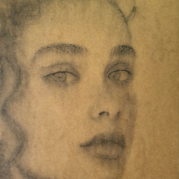 「She had arrived (n.…」というタイトルの絵画 Alessio Mazzarulliによって, オリジナルのアートワーク, インク
