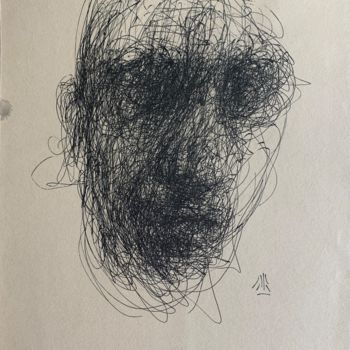 Dessin intitulée "doodle 1" par Jérôme Royer, Œuvre d'art originale, Encre