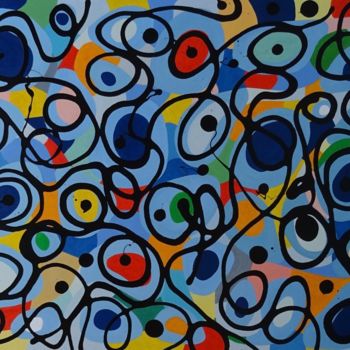 "Tortuga" başlıklı Tablo Cyril Walker tarafından, Orijinal sanat, Petrol