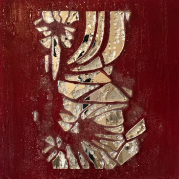 Peinture intitulée "Passion abstract ar…" par Olga Turchinskaya, Œuvre d'art originale, Mosaïque